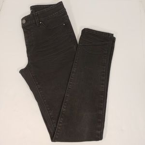 White House Black Market Black Denim Skinny 0R